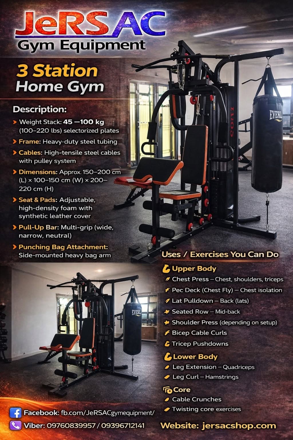 JeRS AC gym equipment product 37