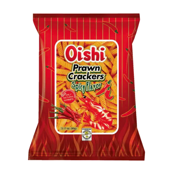 Picture of Oishi Prawn Crackers Spicy 95g