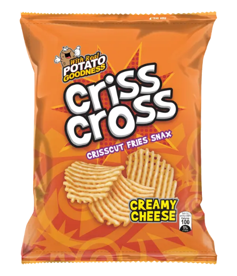 Picture of Criss Cross Crisscut Fries Creamy Cheese 20g