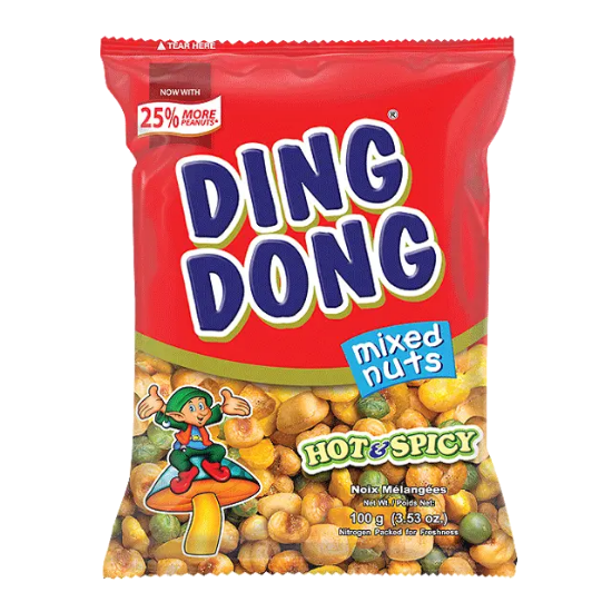 Picture of Ding Dong Mixed Nuts Hot and Spicy 100g