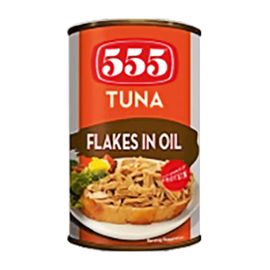 Picture of 555 Tuna Flakes in Oil 155g