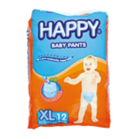 Picture of HAPPY DIAPER PANTS XL 12'S