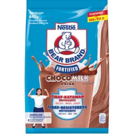 Picture of Bear Brand Fortified Chocolate Powdered Milk Drink  840g