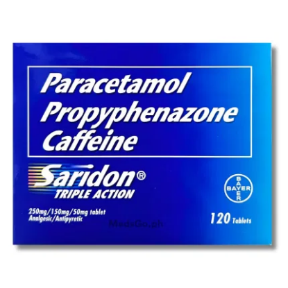 Picture of SARIDON TRIPLE ACTION 1 Tablet - Paracetamol